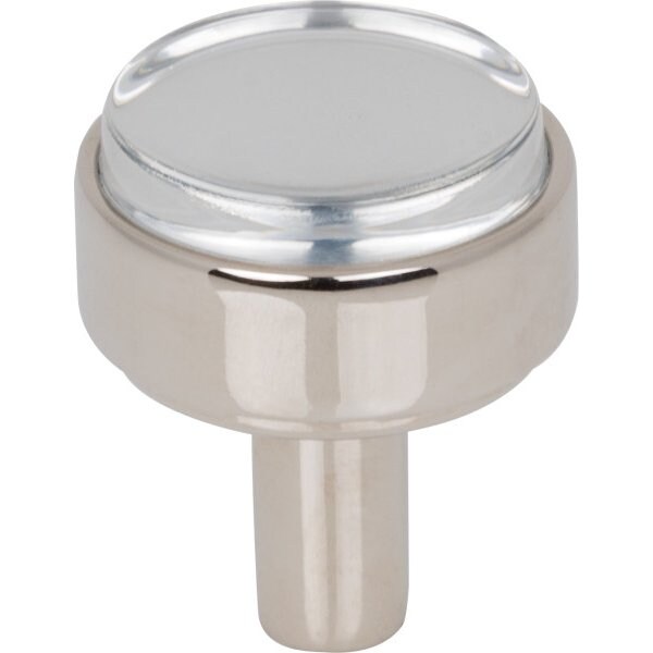 Jeffrey Alexander 1-1/8" Diameter Polished Nickel Carmen Cabinet Knob 775NI - main